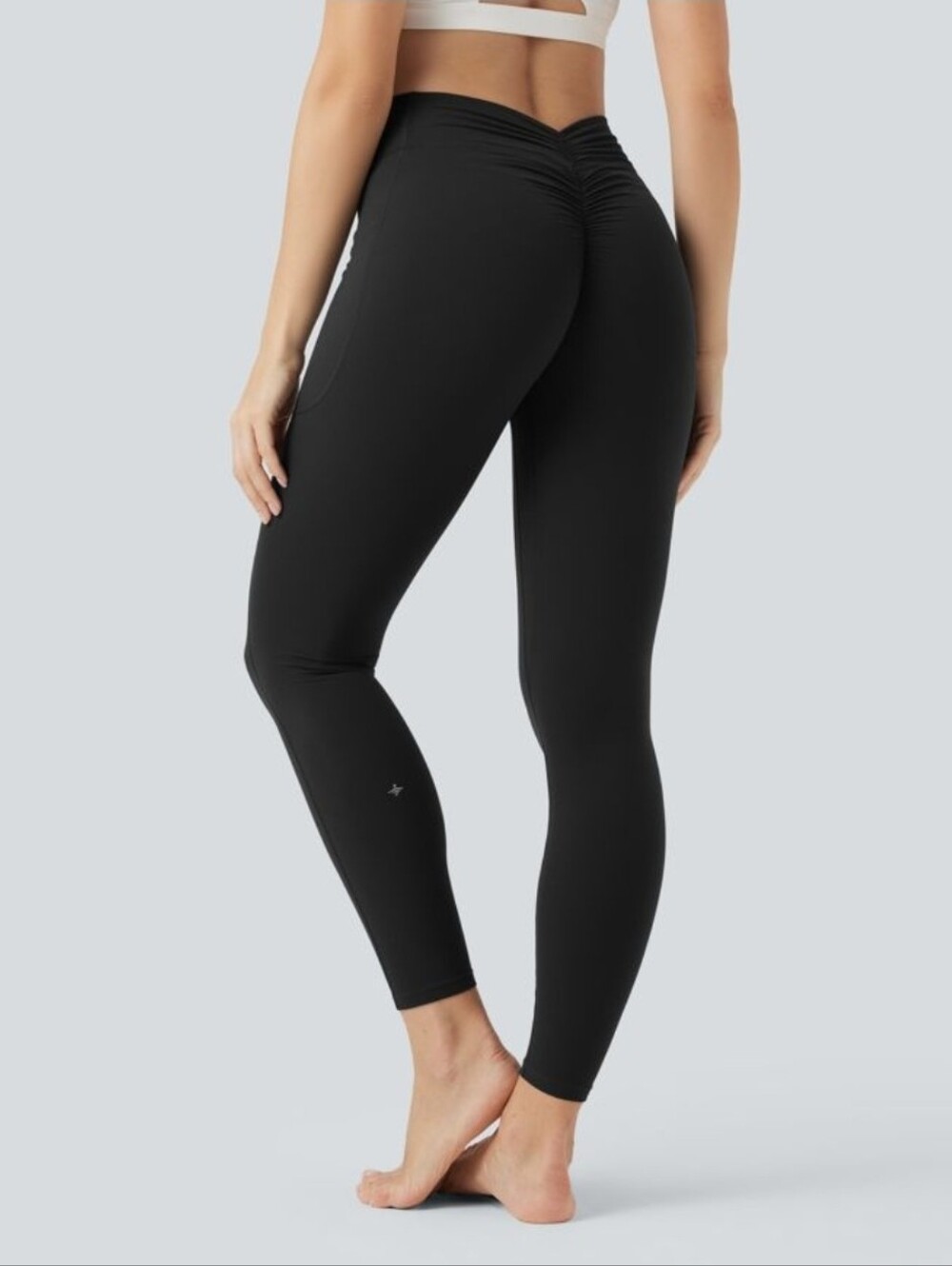 HALARA Black High-Waist Sculpting Leggings